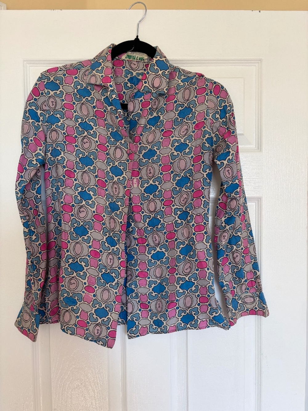 70s vintage Emilio Pucci silk shirt